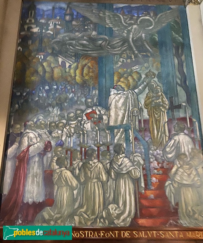 Sabadell - Santuari de la Mare de Déu de la Salut. Pintures murals