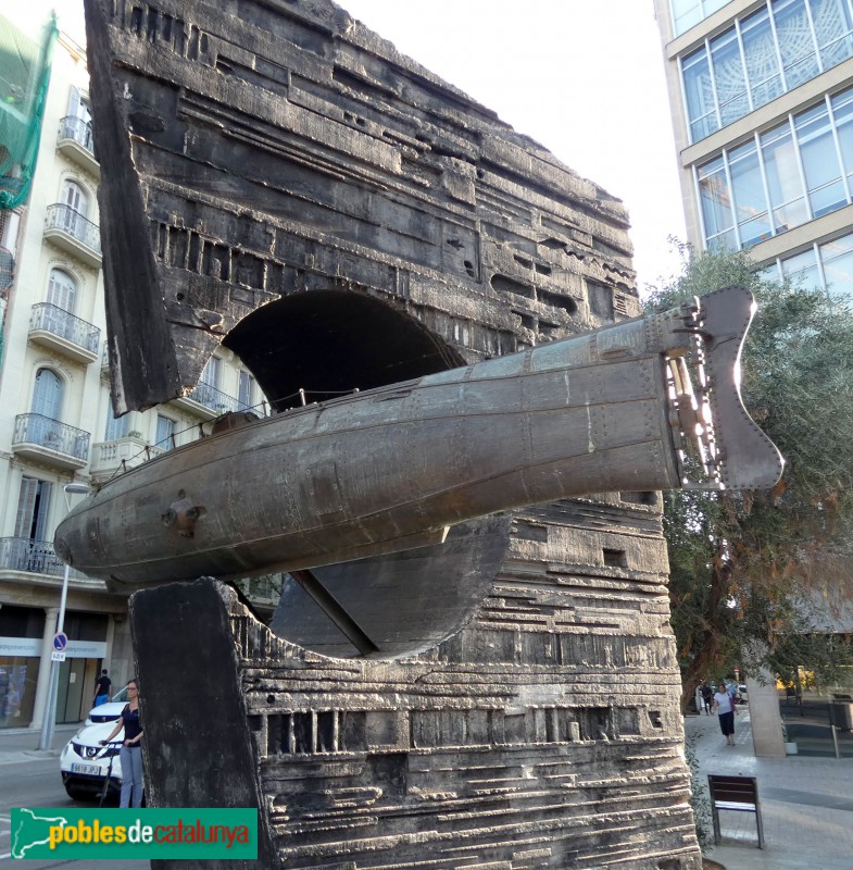 Barcelona - Monument a Monturiol