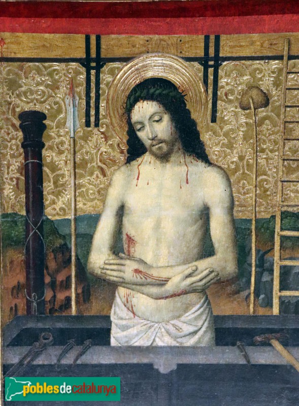 Tortosa - Museu de la Catedral. Retaule de la Transfiguració. Crist patiens