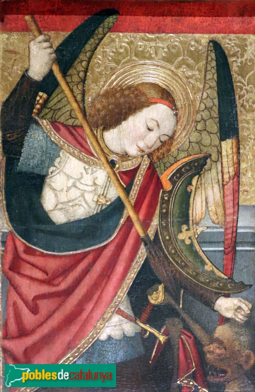 Tortosa - Museu de la Catedral. Retaule de la Transfiguració. Sant Miquel Arcàngel