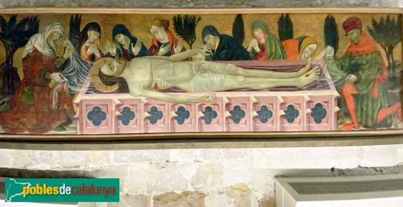 Tortosa - Museu. Sant Enterrament. Anònim, segle XIV