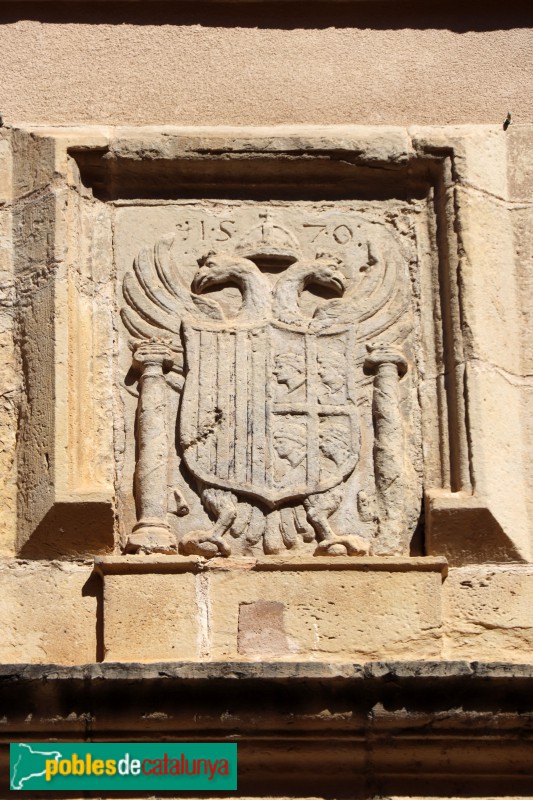 Tortosa - Reial Col·legi de Sant Jaume i Sant Maties. Portal exterior