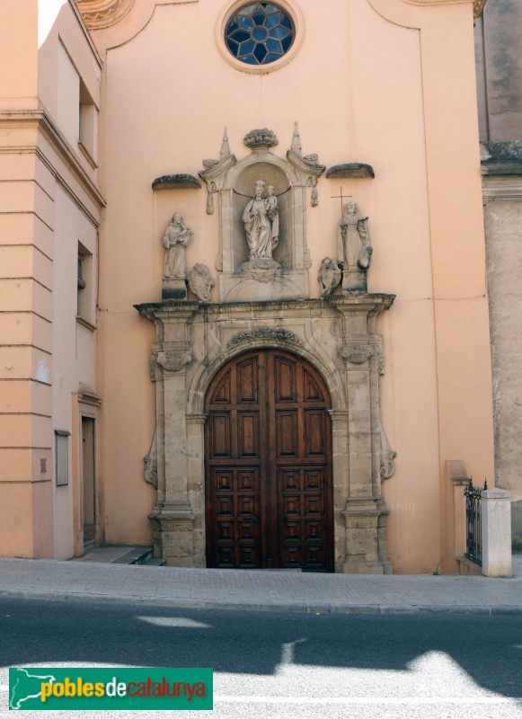 Tortosa - Església del Roser. Portada barroca