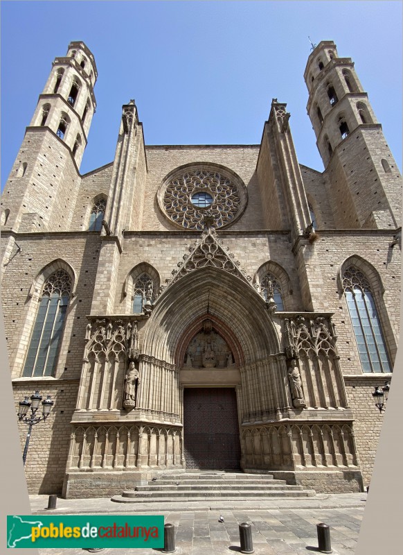 Barcelona - Santa Maria del Mar. Exterior