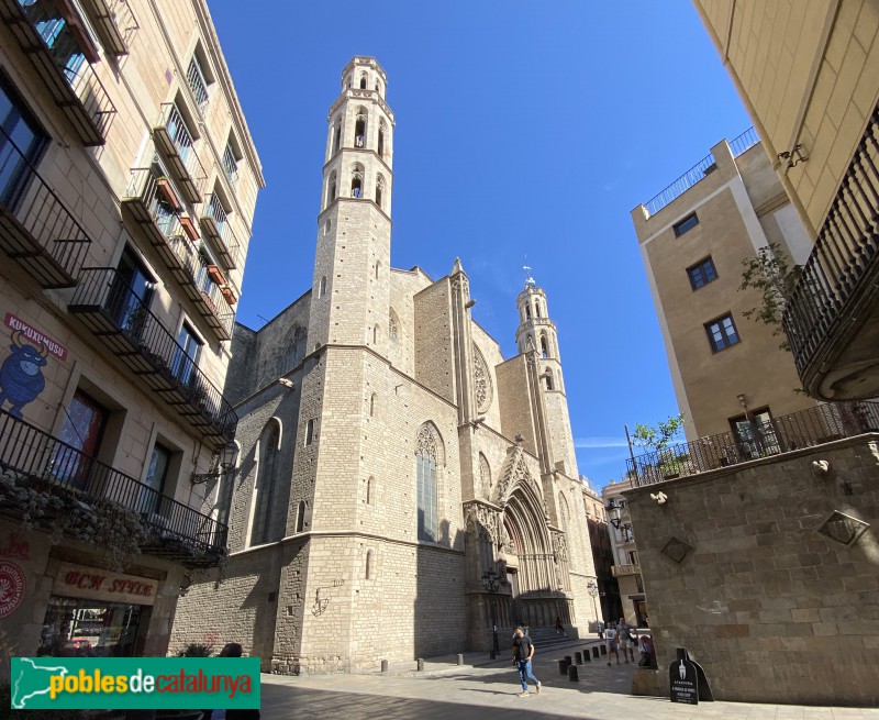Barcelona - Santa Maria del Mar. Exterior