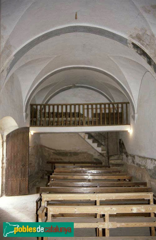 Copons - Sant Pere de Comalats. Interior