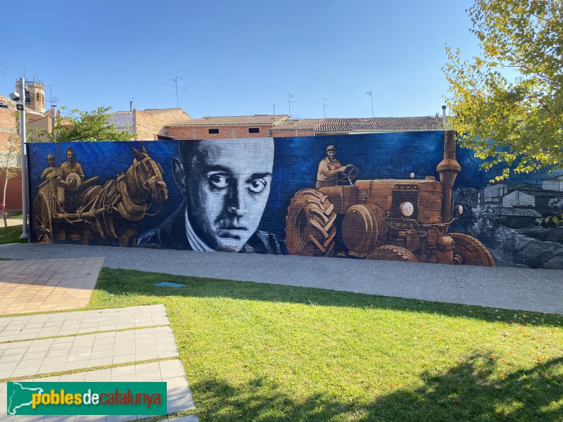 Juneda - Mural del Parc U d'Octubre