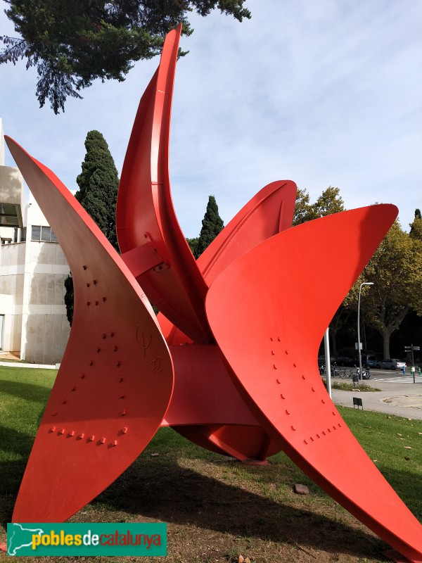 Barcelona - Fundació Miró. Escultura 4 Ales