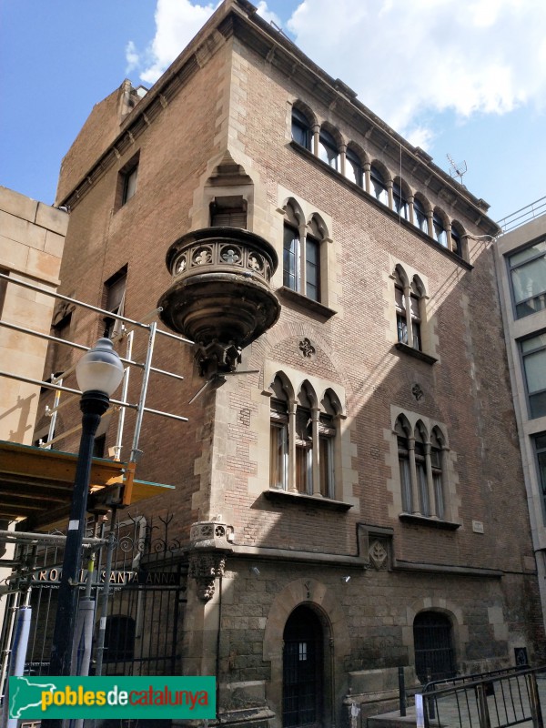 Barcelona - Casa parroquial de Santa Anna (Rivadeneyra, 3)