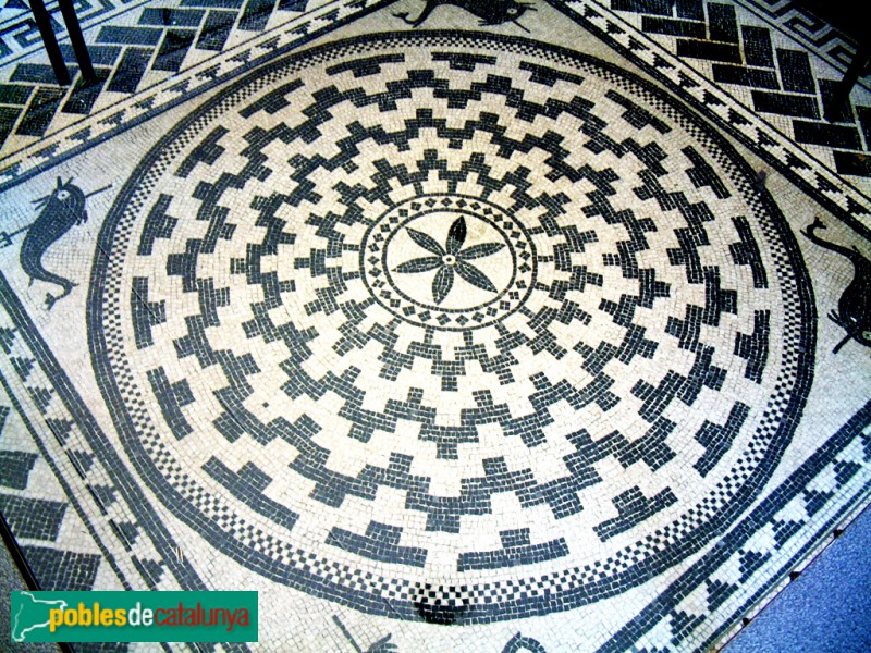 Badalona - Museu. Mosaic Romà de la Torre Vella