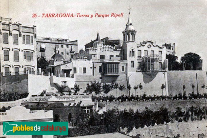 Tarragona - Casa Leandre Ripoll. Postal antiga