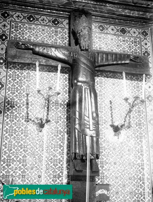 Caldes de Montbui - Església de Santa Maria. Crist Majestat