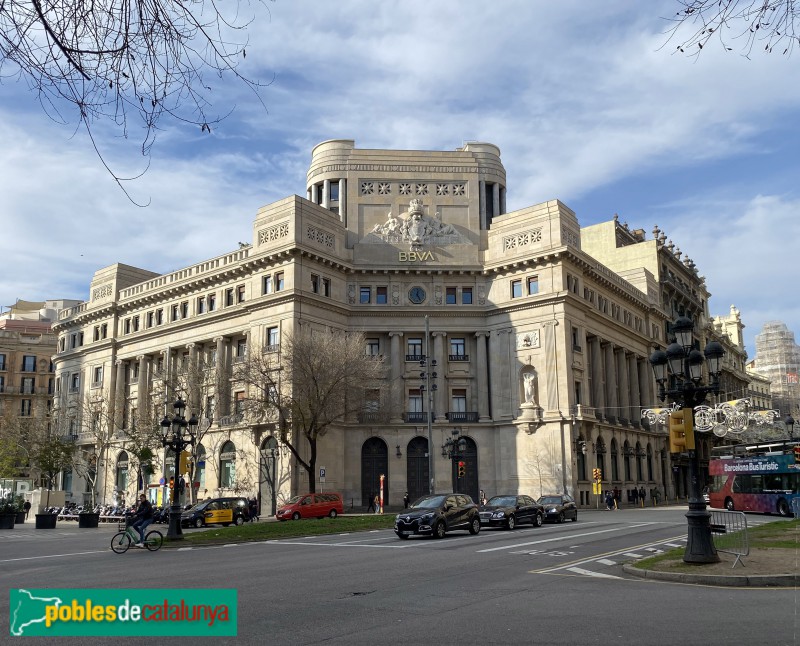 Barcelona - Edifici del Banc d'Espanya (després Caixa Catalunya) (2)