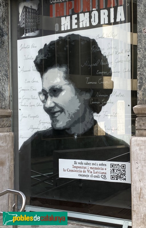 Barcelona - Mural Impunitat o Memòria