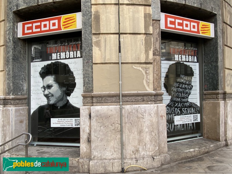 Barcelona - Mural <i>Impunitat o Memòria</i>