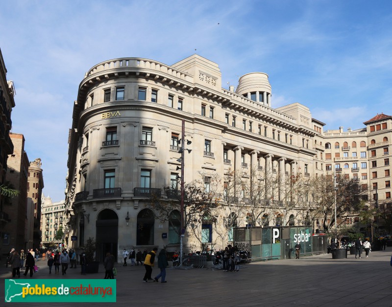 Barcelona - Edifici del Banc d'Espanya (després Caixa Catalunya)