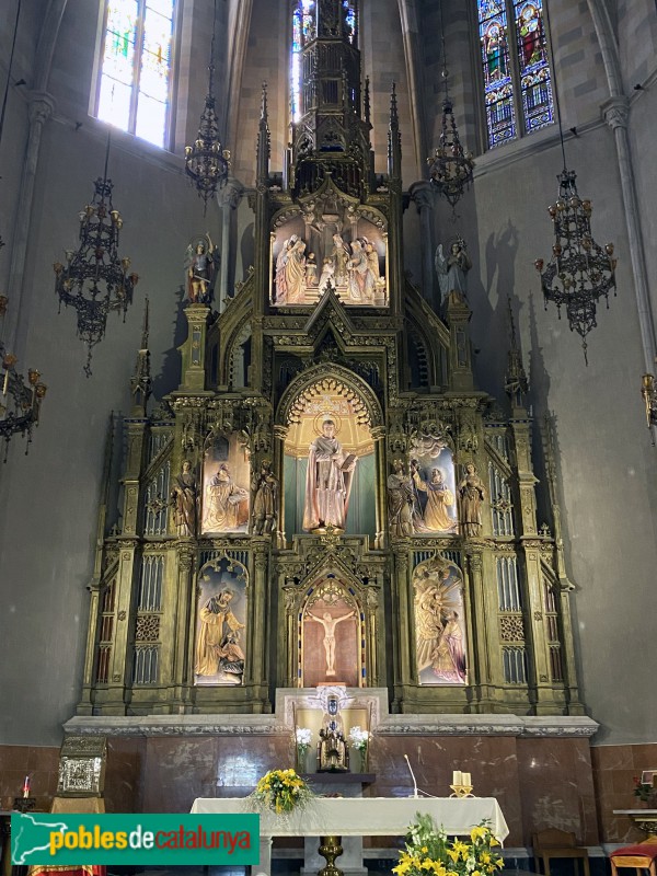 Barcelona - Església de Montsió. Altar Major