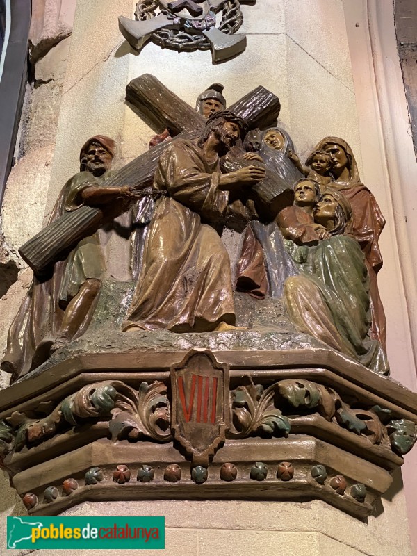 Barcelona - Església de Montsió. Via Crucis