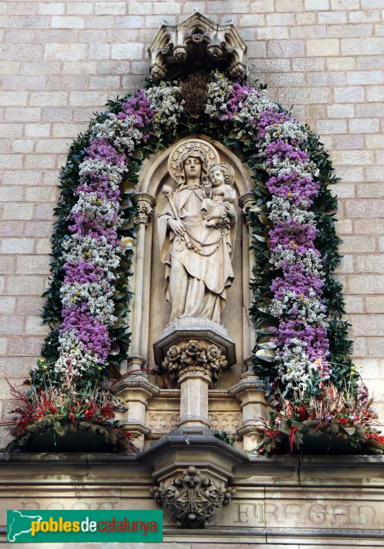 Barcelona - Església de Montsió. Mare de Déu del Roser