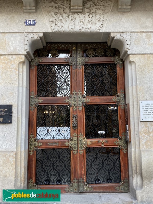 Barcelona - Casa Ramon Casas (Passeig de Gràcia, 96)