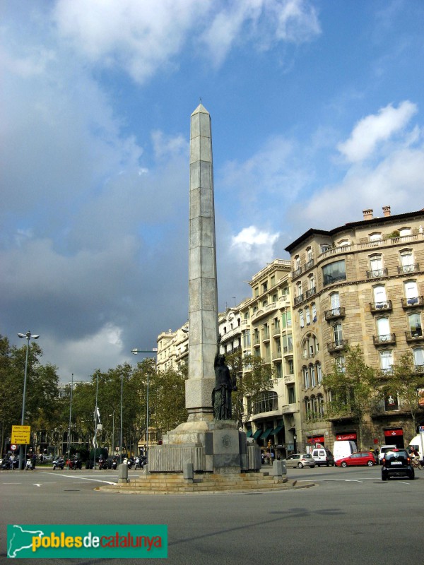 Barcelona - Obelisc del Cinc d'Oros