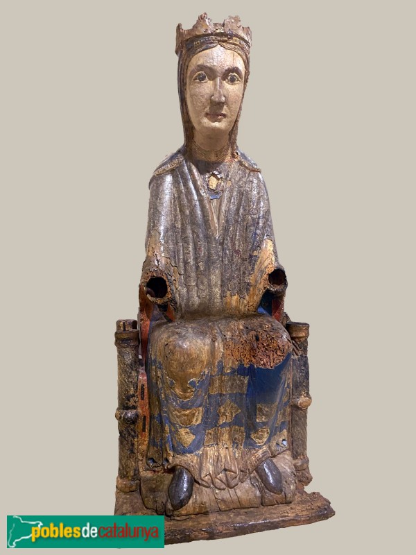 Terrassa - Museu de Terrassa. Marededéu de Sant Cugat (1218)