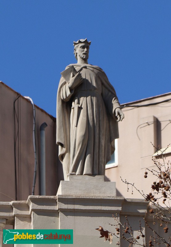 Barcelona - Mallorca, 283, estàtua de Ramon Berenguer IV