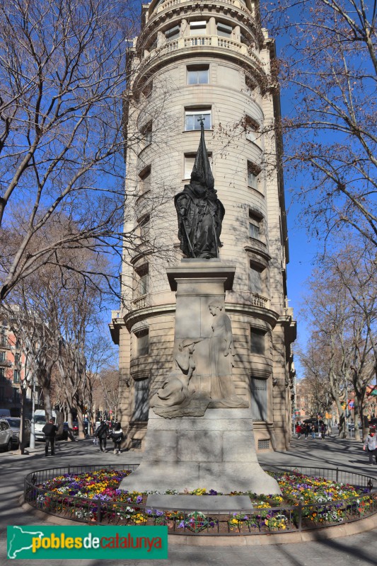 Barcelona - Monument a Rafael Casanova