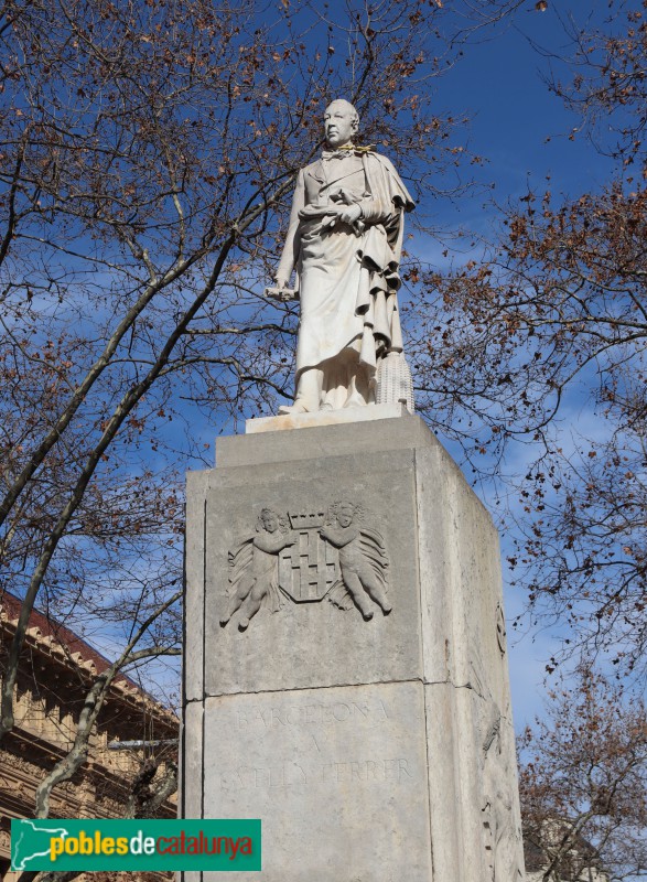 Barcelona - Monument a Güell Ferrer