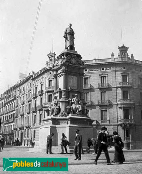 Barcelona - Monument a Güell Ferrer