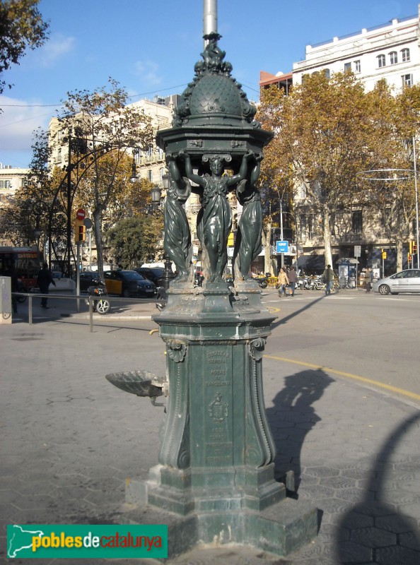 Barcelona - Font Wallace del Passeig de Gràcia