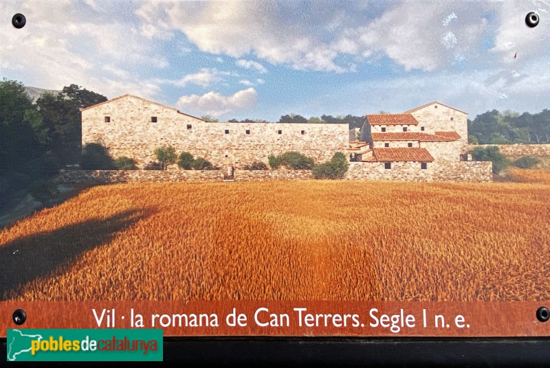 La Garriga - Vil·la romana de Can Terrers. Recreació de l'aspecte original