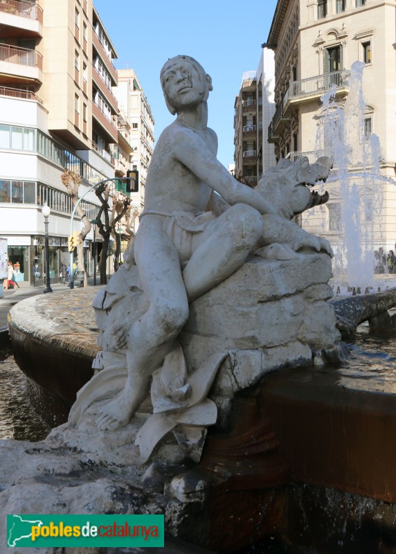 Tarragona - Font del Centenari. Amèrica