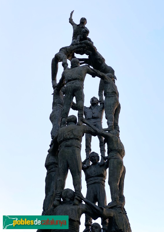 Tarragona - Monument als Castells (Foto: Albert Esteves, 2022) Tarragona - Monument als Castells