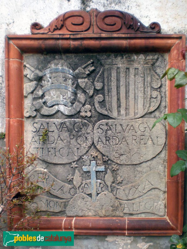 Martorelles - Inscripció de la Cartoixa de Montalegre, a Can Tellado
