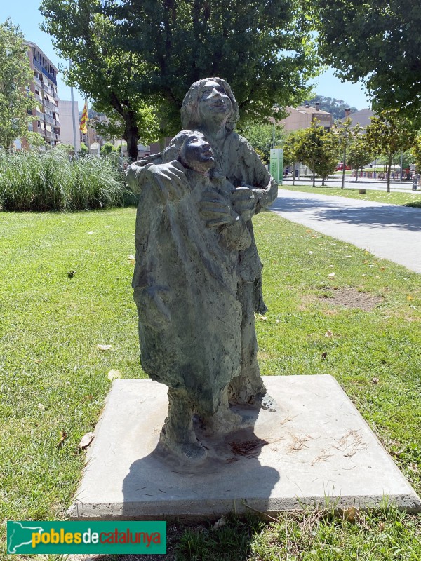 Montornès del Vallès - Escultura <i>Dos infants</i>