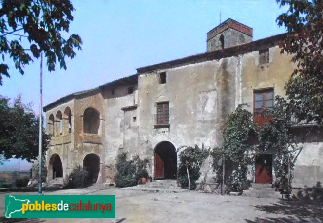 Vilanova del Vallès - Rectoria de Santa Quitèria. Postal antiga