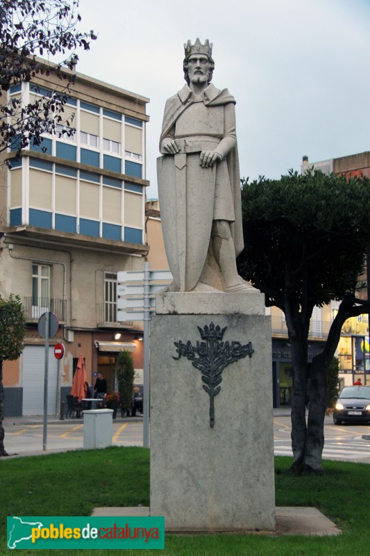 Figueres - Estàtua de Jaume I