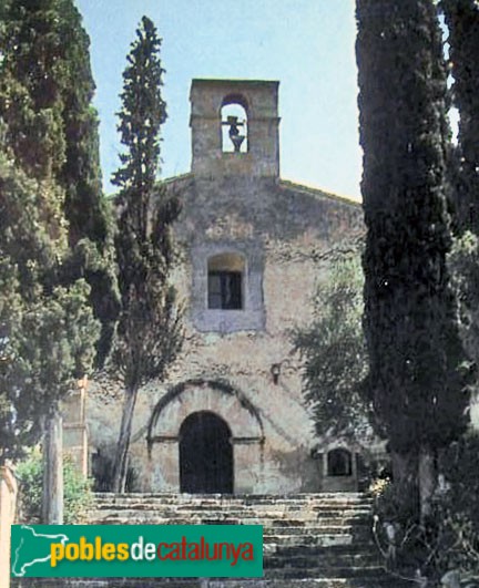 Benifallet - Ermita de la Mare de Déu de Dalt. Postal antiga