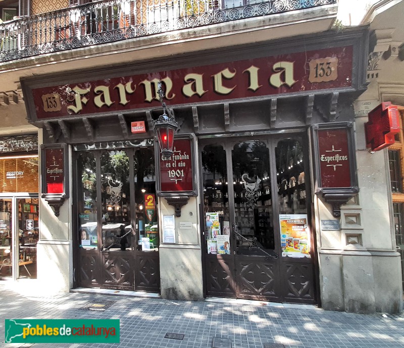 Barcelona - Farmàcia Prat (Farmàcia Madroñal)