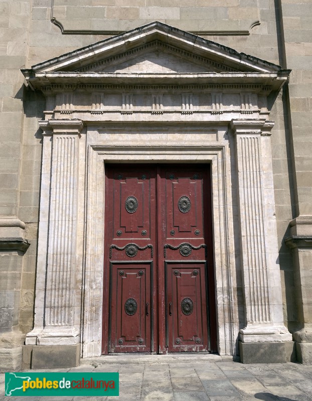 Vic - Catedral de Sant Pere. Porta lateral