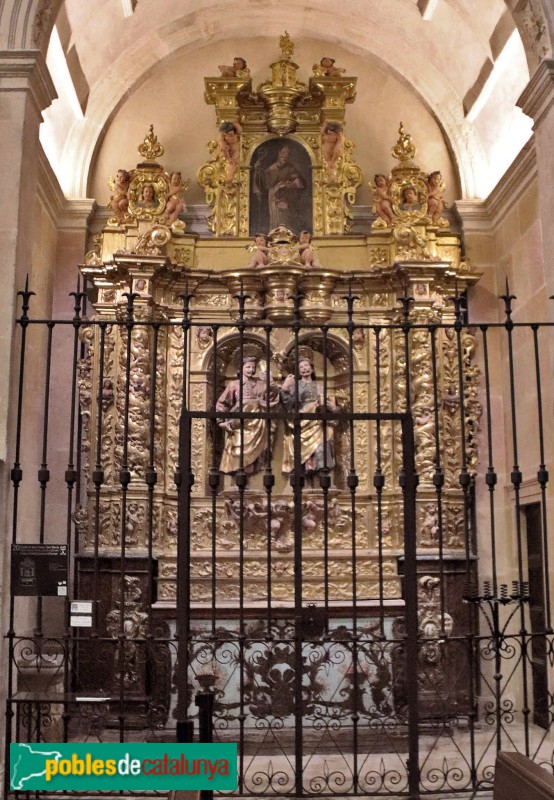 Tarragona - Catedral. Retaule de Sant Cosme i Sant Damià