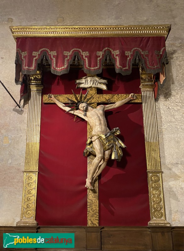 Tarragona - Catedral. Crist de Sant Miquel del Pla