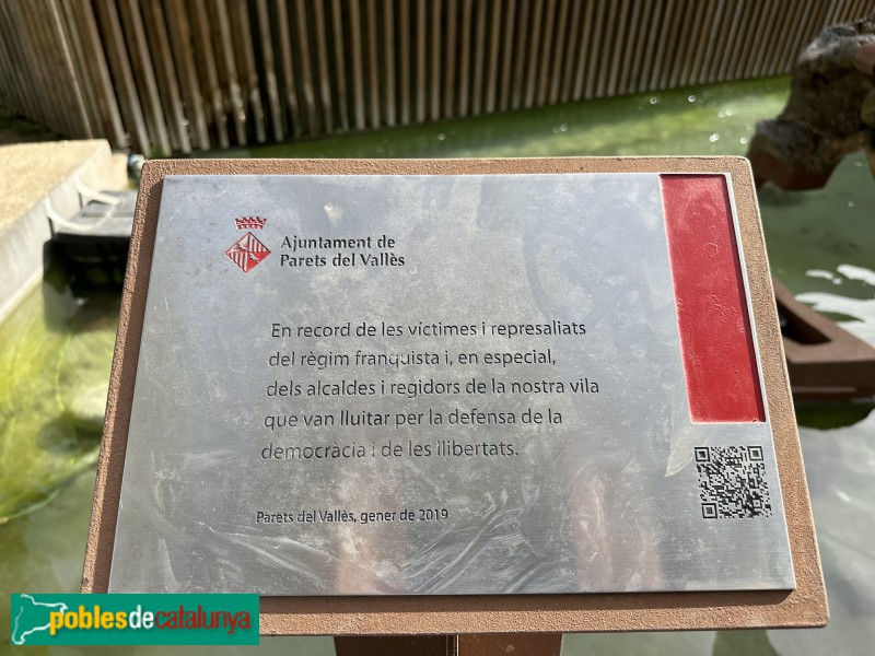 Parets del Vallès - Monument als represaliats pel franquisme