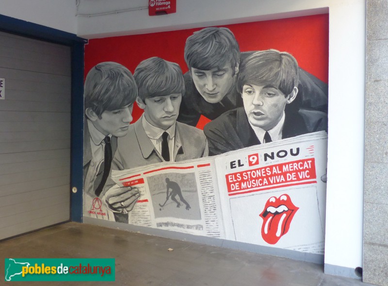 Vic - Mural <i>The Beatles</i>