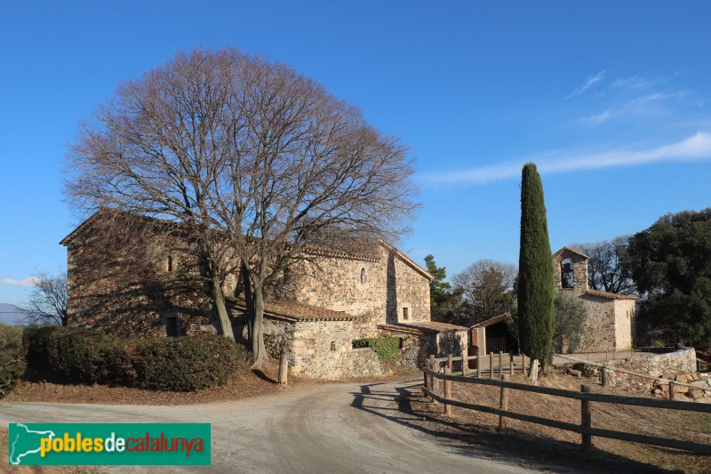 Cardedeu - Cardedeu - Cal Ros de Sant Hilari amb l'ermita