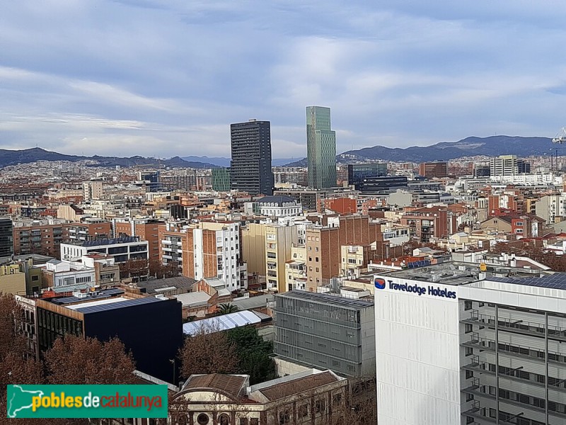 Barcelona - Torre Diagonal i  Hotel Me