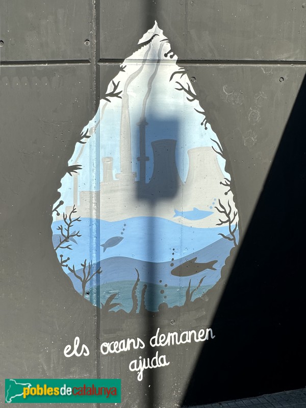 Canovelles - Mural dels Oceans
