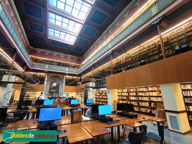 Barcelona - Universitat. Biblioteca. Sala de consulta