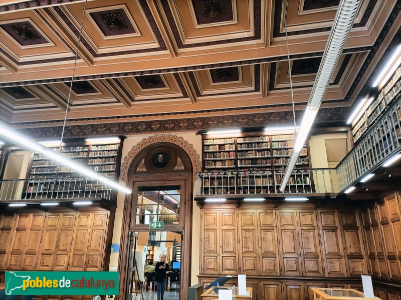 Barcelona - Universitat. Biblioteca. Sala Piferrer